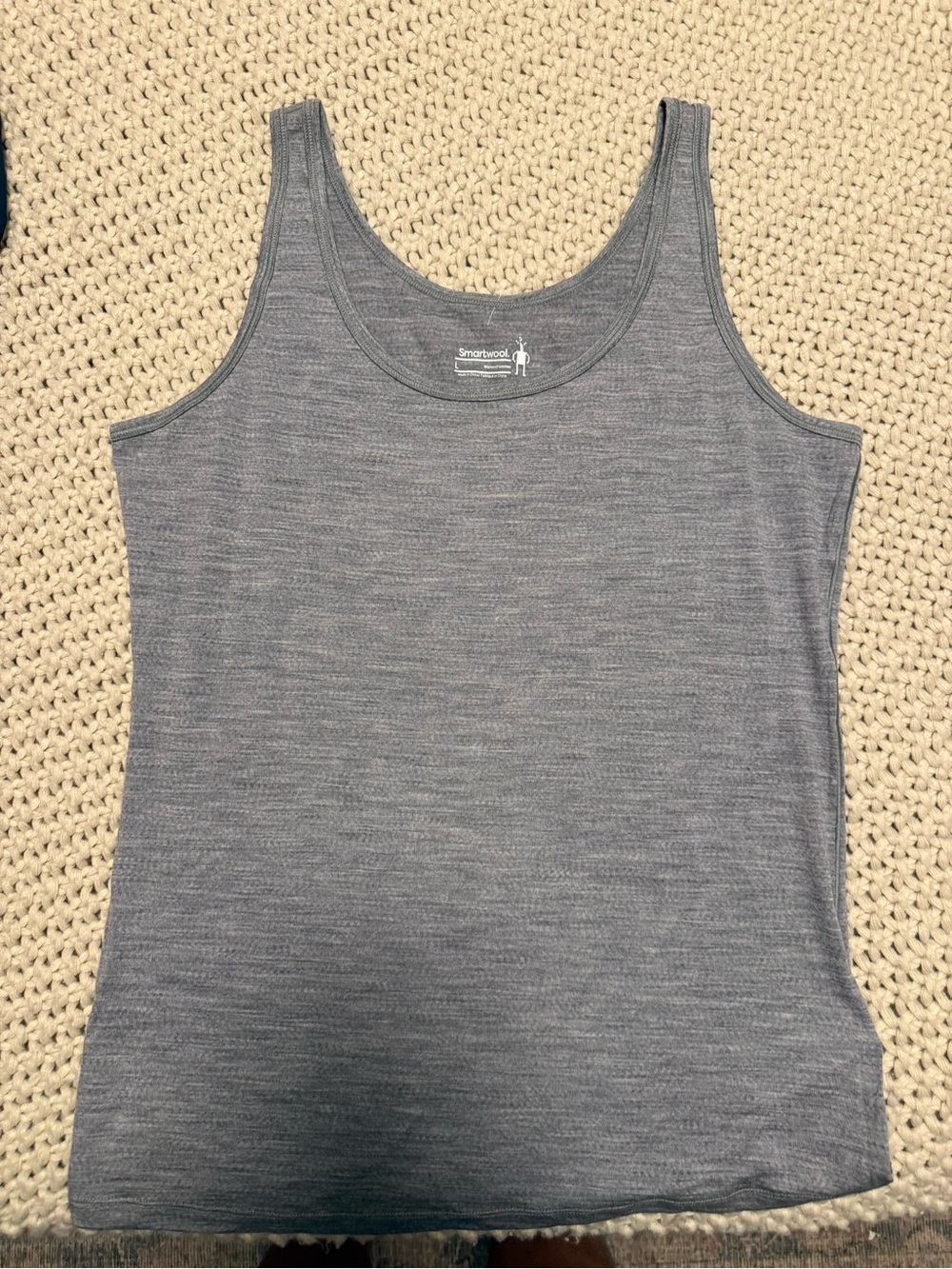 Smartwool Women's Heather Gray Scoop Neck Tank